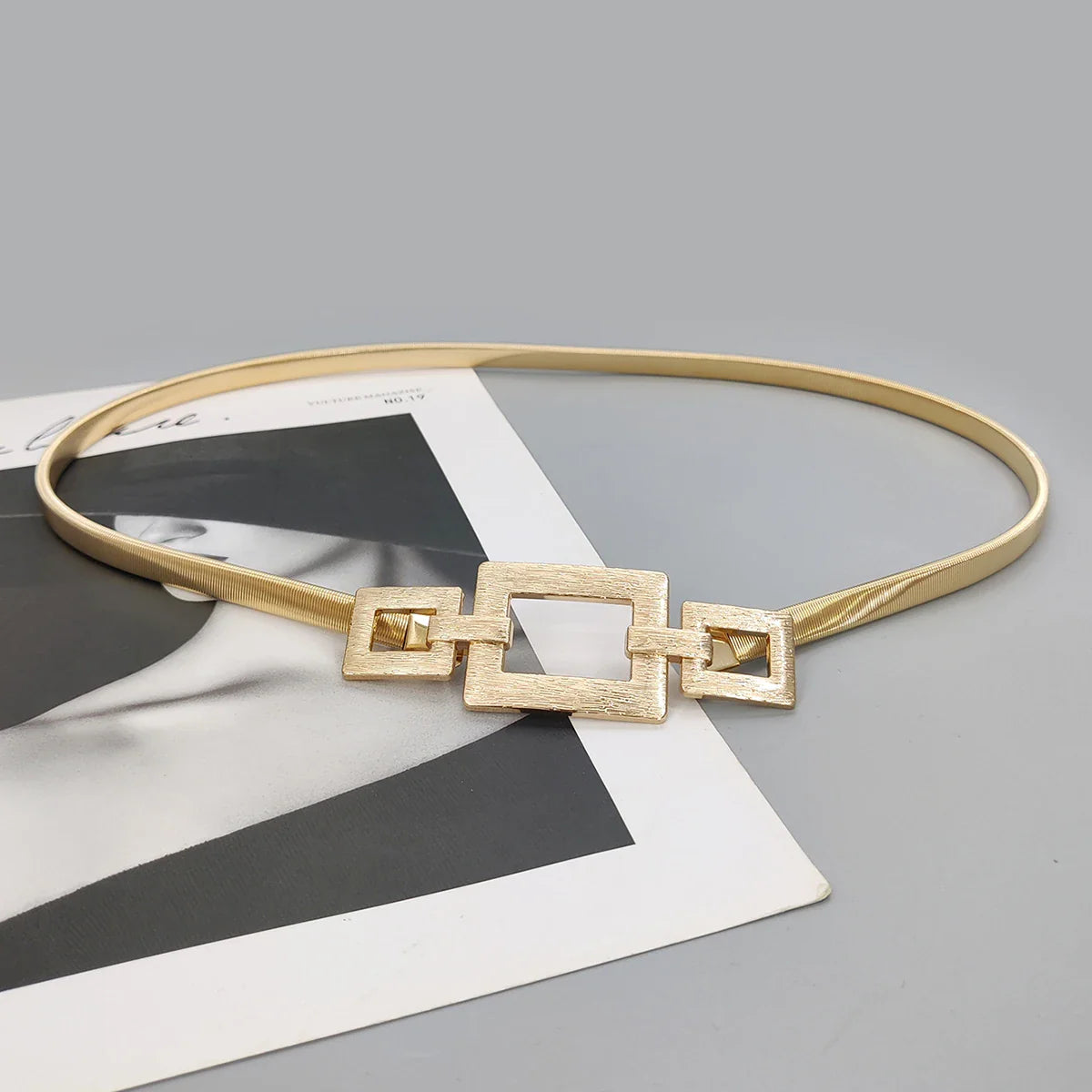cinturon Luxe Geometric