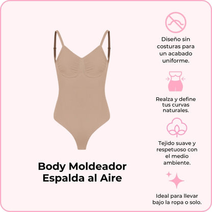 Body Moldeador Espalda al Aire