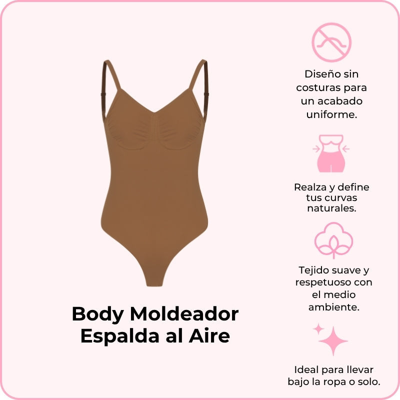 Body Moldeador Espalda al Aire