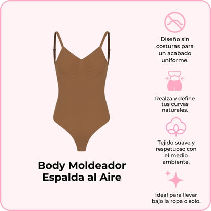 Body Moldeador Espalda al Aire