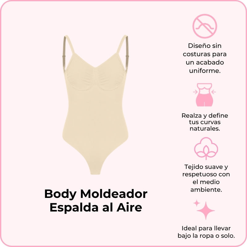 Body Moldeador Espalda al Aire