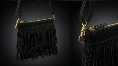 Bolso de flecos de ante Claudia