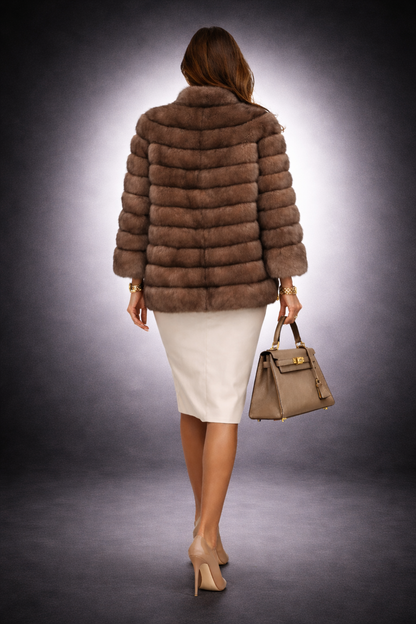 Chaqueta invernal ancha
