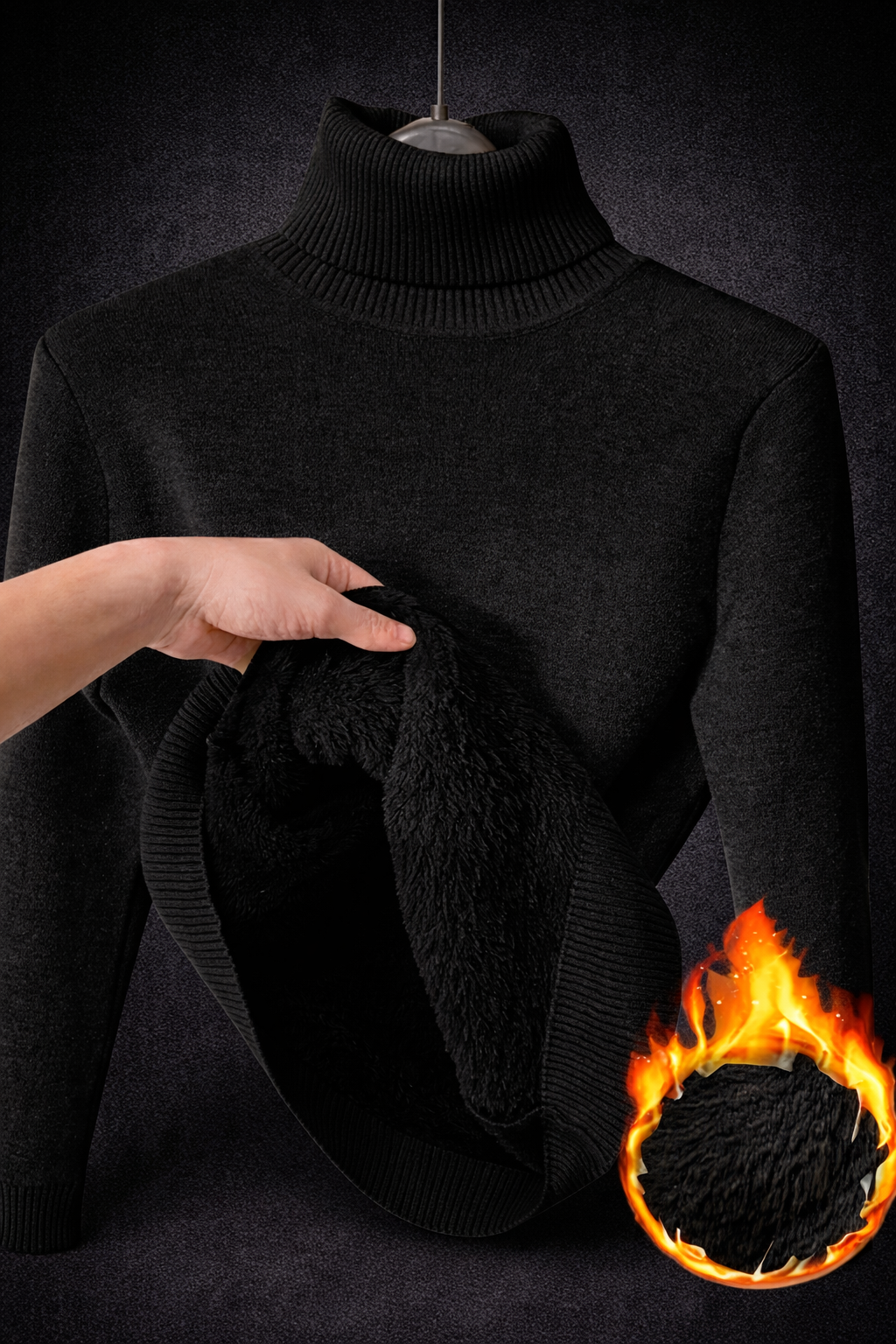 Sudadera de cuello alto