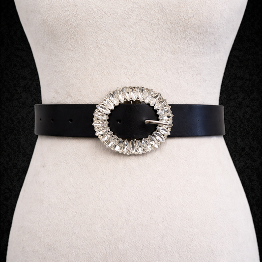 Cinturon de mujer de aro con diamantes