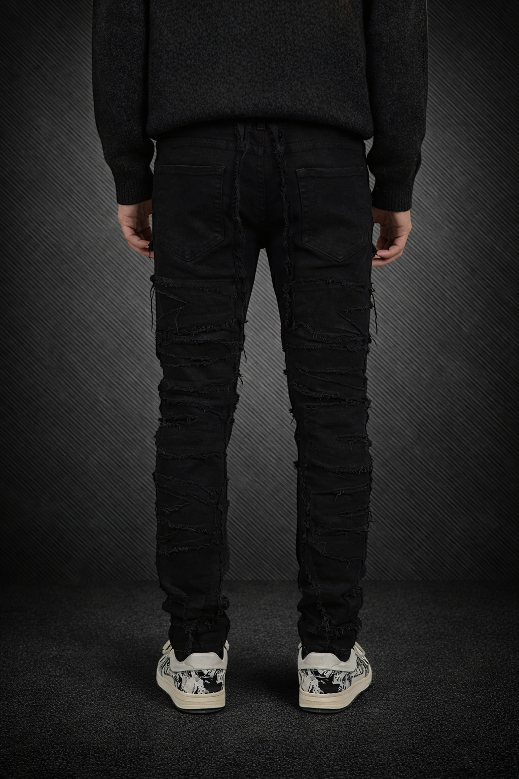 pantalones despeluchados
