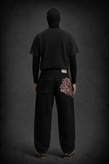 Pantalon con flor