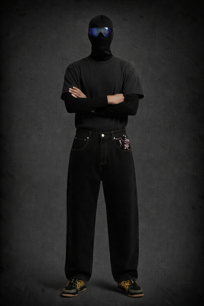 Pantalon con flor