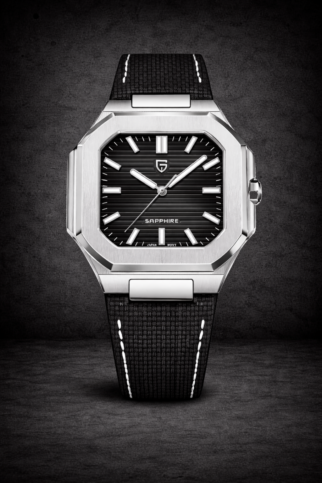 Reloj cuadrado Safiro