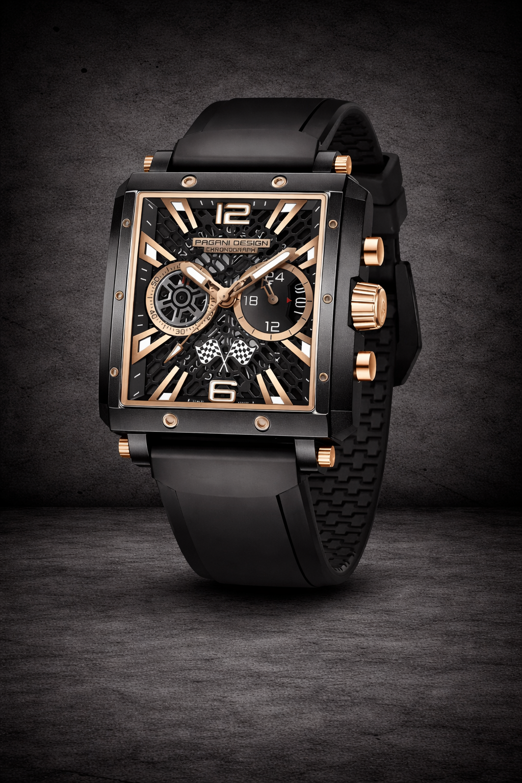 Reloj cuadrado Imperia