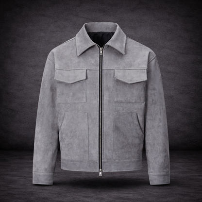 Chaquera con cuello elegante