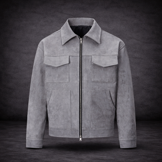 Chaquera con cuello elegante