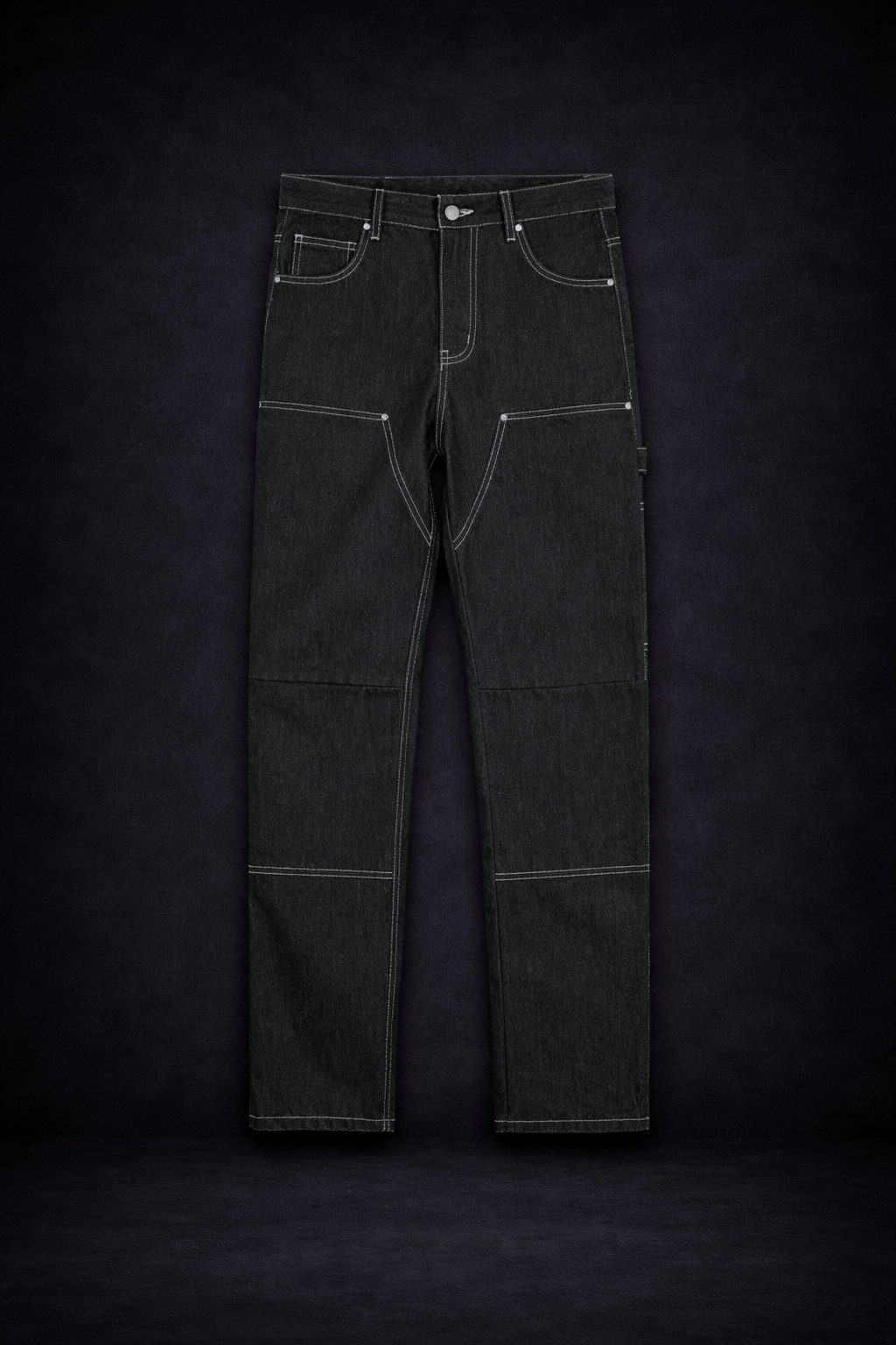 pantalon con costuras ancho