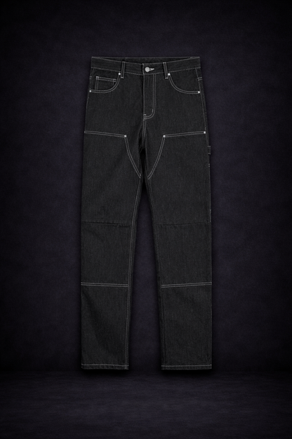 pantalon con costuras ancho