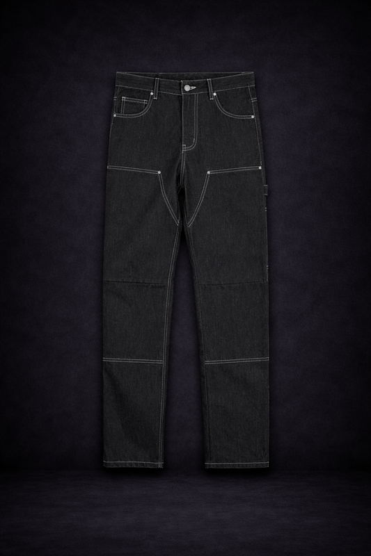 pantalon con costuras ancho