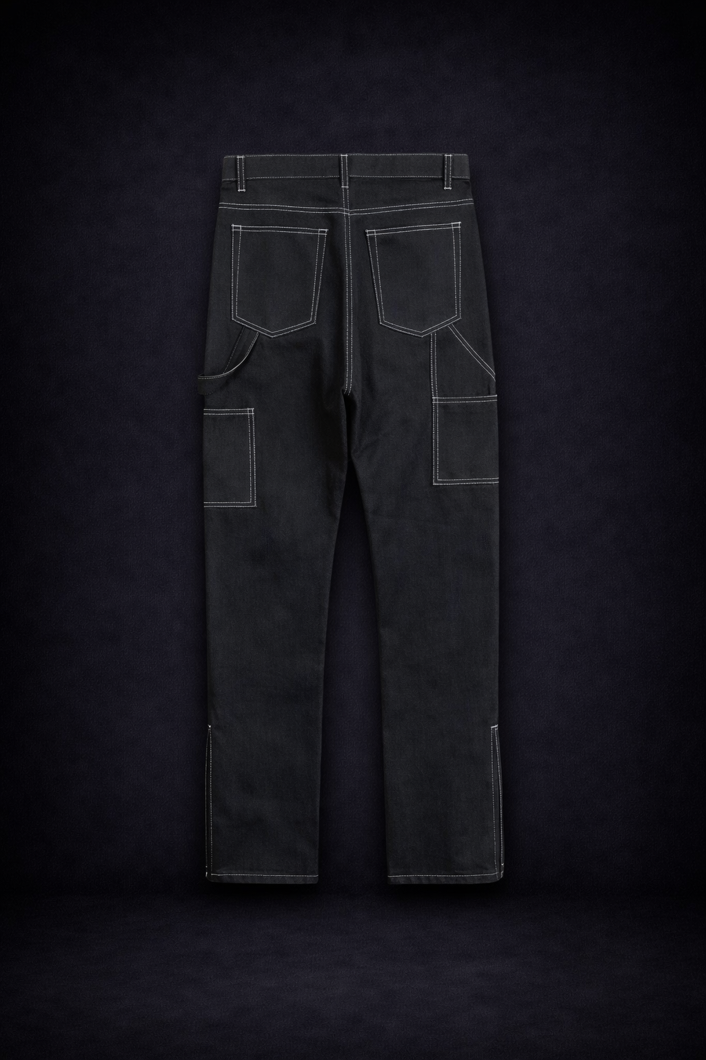 pantalon con costuras ancho