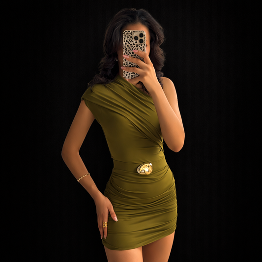 Vestido frunce Briseida