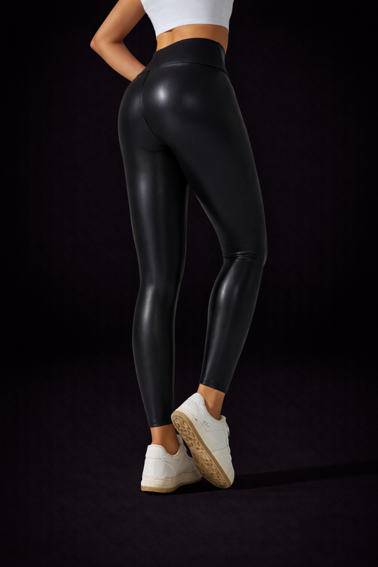 Leggins ajustados de cuero Emma