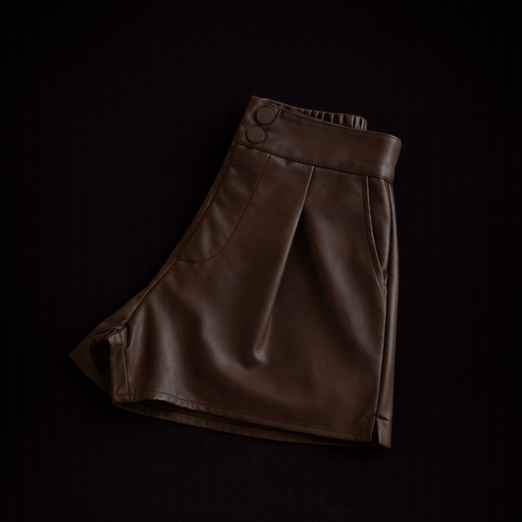 Pantalones cortos de cuero Casey