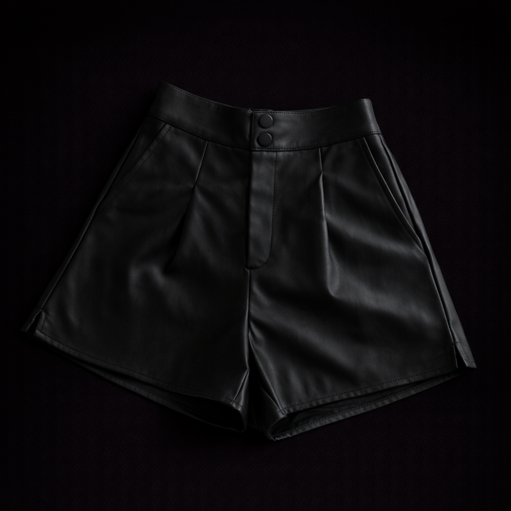 Pantalones cortos de cuero Casey