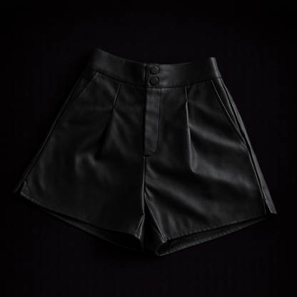 Pantalones cortos de cuero Casey