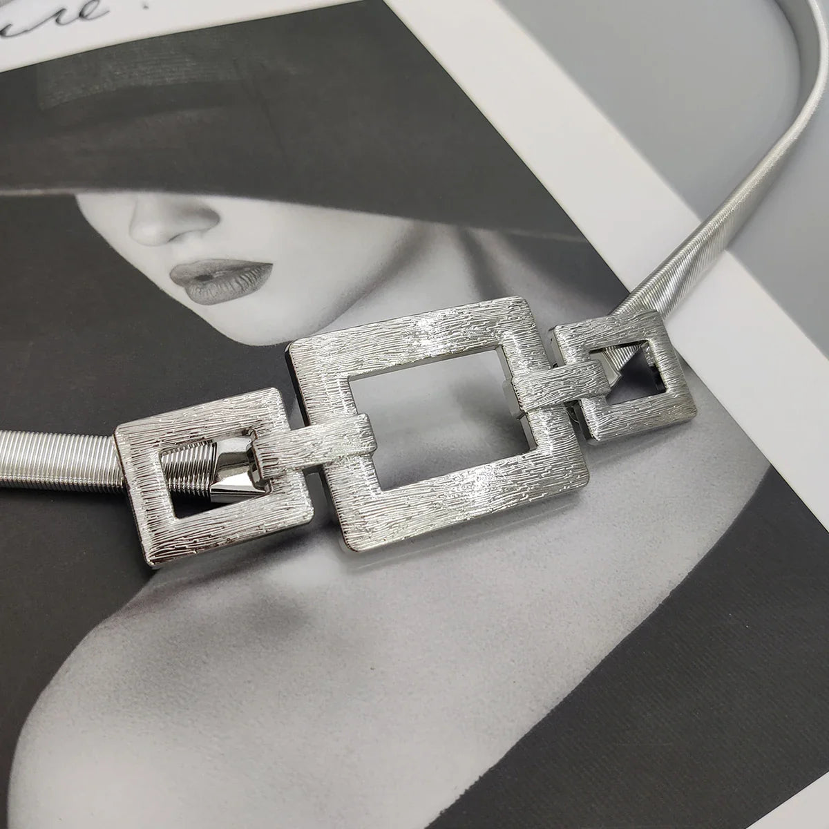 cinturon Luxe Geometric