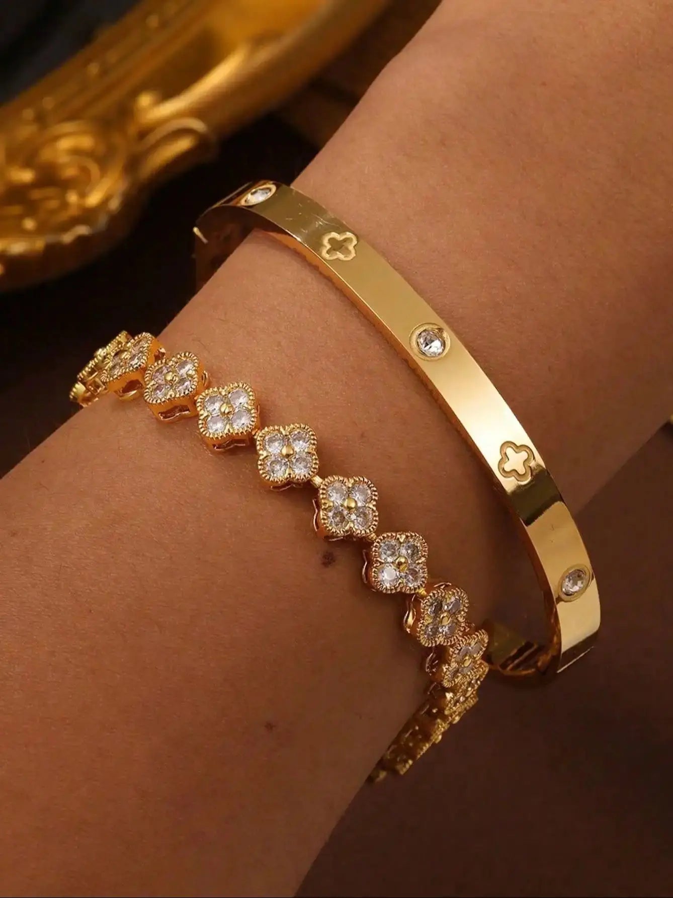 Pulsera Flora Gold
