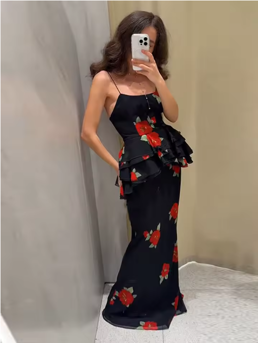 vestido Black Rose